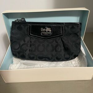 Black Coach Wristlet.